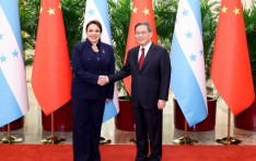 Chinese premier meets with Honduran president
