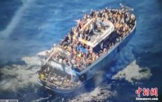 一艘移民船在希腊附近海域沉没 已致79人死数百人失踪