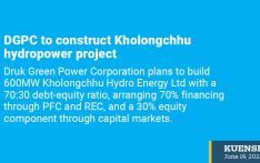 DGPC to construct Kholongchhu hydropower project 