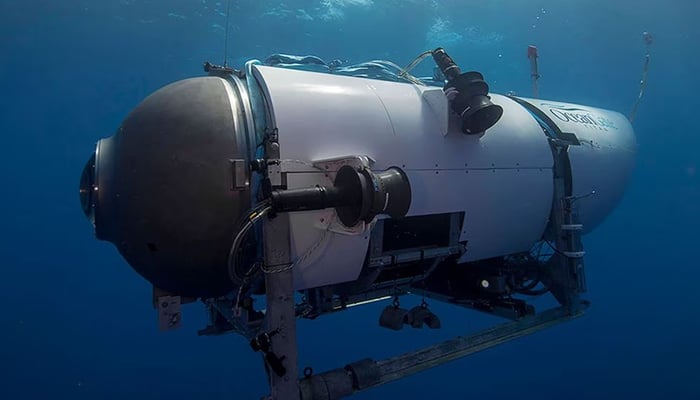 The OceanGate Expeditions submersible. — OceanGate Expeditions