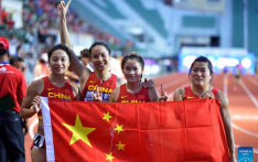 China wins women's 4x100m relay gold at Asian Athletics Championships