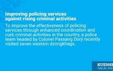 Improving policing services against rising criminal activities