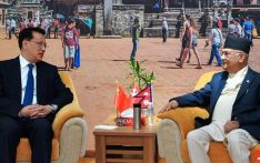 A meeting between former Prime Minister Oli and the leader of the Chinese Communist Party
