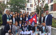 尼泊尔大学生运动员亮相成都大运会开幕式