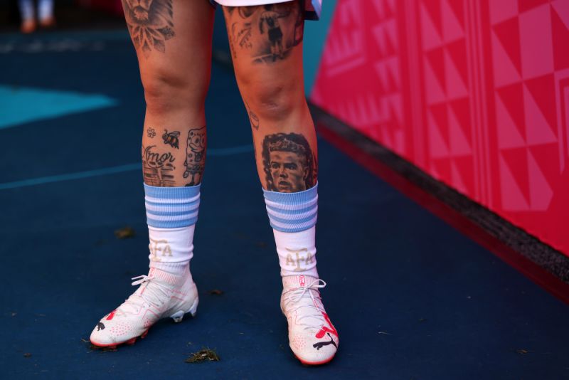 Argentina striker Yamila Rodriguez has <a href="https://www.cnn.com/2023/07/26/sport/yamila-rodriguez-defends-cristiano-ronaldo-tattoo-spt-intl/index.html" target="_blank">received criticism for her Cristiano Ronaldo tattoo</a>, the rival of Argentina star Lionel Messi.