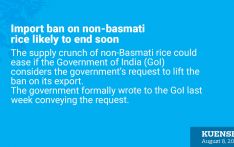 Import ban on non-basmati rice likely to end soon
