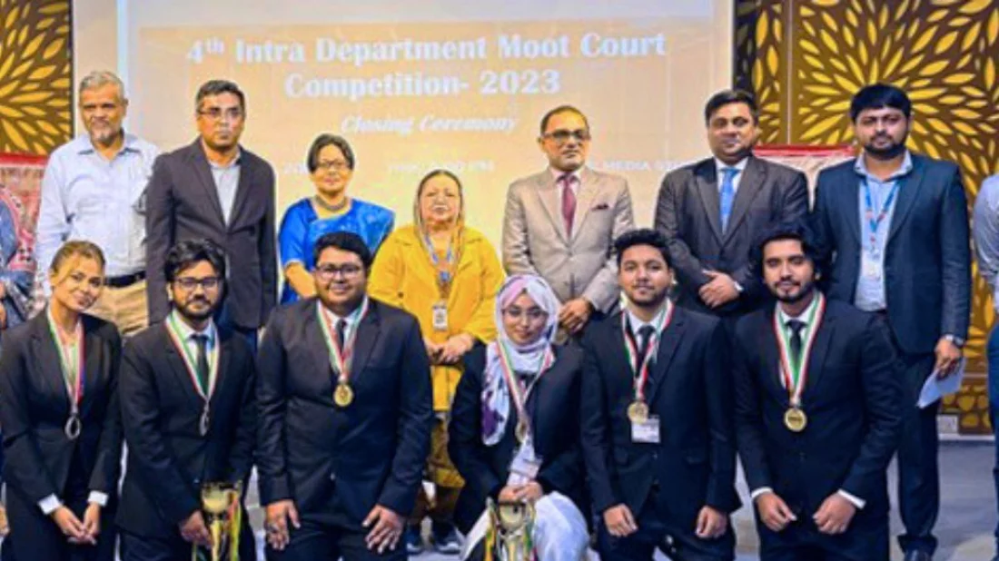 AIUB holds fourth Intra-Department Moot Court Competition