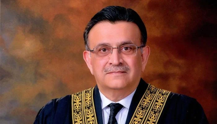 Chief Justice Umer Ata Bandial. The SCP website.