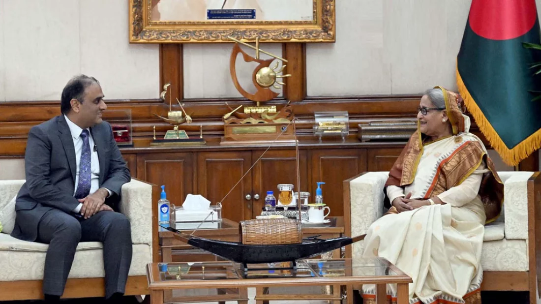 PM Hasina to outgoing Pak envoy: Dhaka, Islamabad can cooperate in agri research