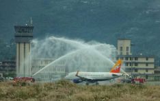 皇家不丹航空公司首次在博卡拉国际机场进行商业飞行