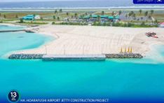 New jetty constructed at Hoarafushi Airport