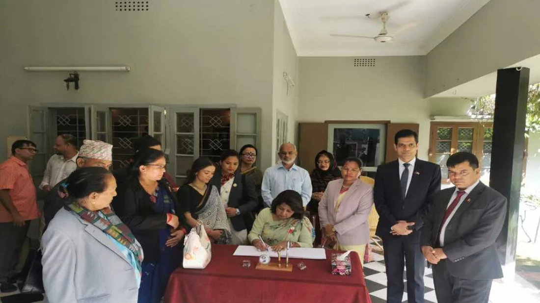 High-level parliamentary delegation from Nepal visits Bangabandhu Memorial Museum