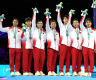 China wins the men's team silver at Gymnastics Worlds