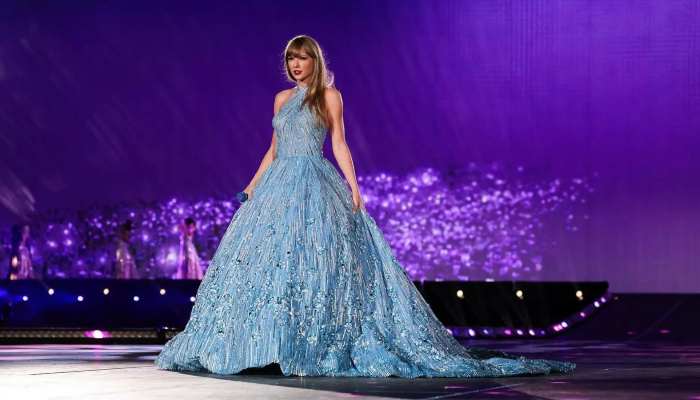 Taylor Swift channels Cinderella at ‘Eras Tour’ concert movie premiere red carpet