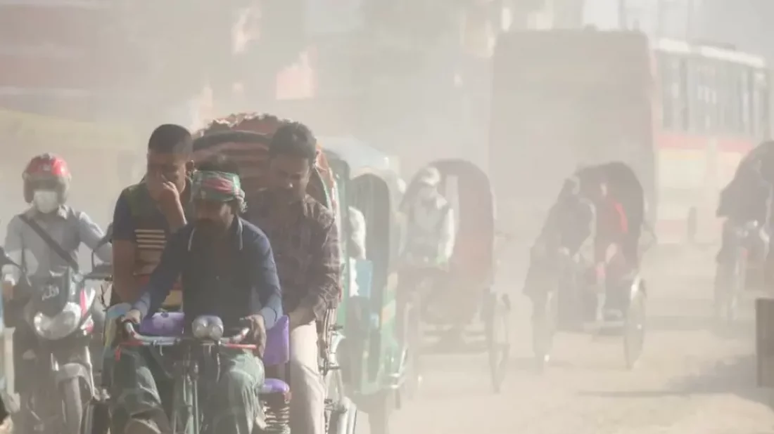 File photo of Dhaka air pollution. Photo: Dhaka Tribune