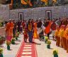 Her Majesty and HRH Gyalsey Ugyen Wangchuck attend Tika ceremony