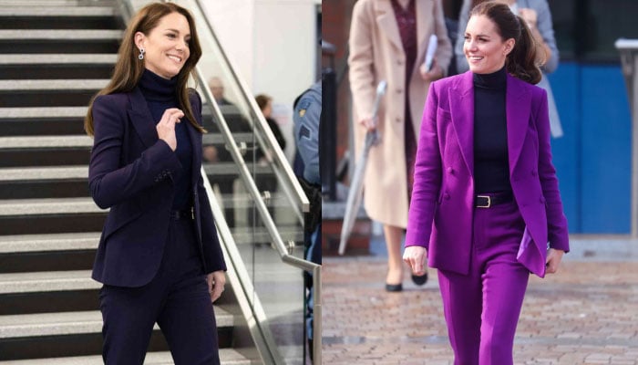 The Duchess of Cambridge notably steps out in more tailored clothes