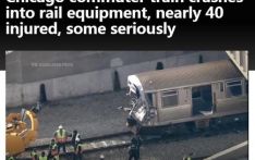 突发！美国芝加哥发生列车事故 已致数十人受伤