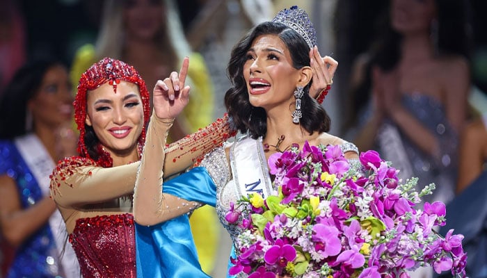 Sheynnis Palacios and the country of Nicaragua being crowned Miss Universe