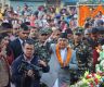 तस्विरमा हेर्नुृहोस राष्ट्रपतिको उपस्थितिमा काठमाडौंको छठ पूजा