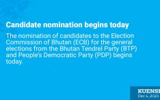Candidate nomination begins today