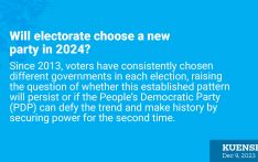 Will electorate choose a new party in 2024?