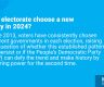 Will electorate choose a new party in 2024?