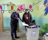 Iraqi security personnel cast ballots ahead of provincial elections
