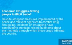 Economic struggles driving people to illicit trade?