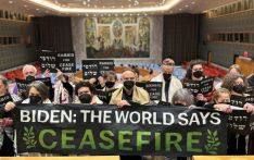 Dozens of rabbis protest at UN to demand Israel end its war on Gaza