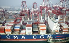 China's export container shipping price index up in December 2023