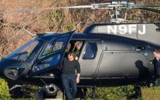 STUNT MASTER Tom Cruise performs helicopter landing with unique decoration