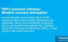 PDP’s economic stimulus: Bhutan’s recovery anticipation