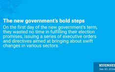 The new government’s bold steps