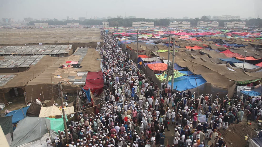 57th Ijtema: Devotees gather in Tongi for day 2