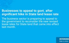 Businesses to appeal to govt. after significant hike in State land lease rate