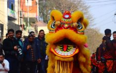 China brings Dragon Dance to the Thamel Street