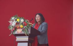 中国新春庙会：尼泊尔众议院副议长英迪拉·拉纳·马嘉尔致辞