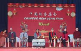 Tudikhel observed a Chinese Spring Festival Fair today for the first time in Nepal 