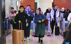 Over 2.3 bln passenger trips made in China's Spring Festival holiday: authorities