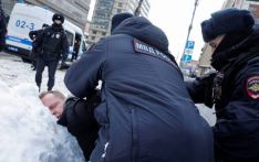 At least 212 people detained at Navalny memorials in Russia: Rights group