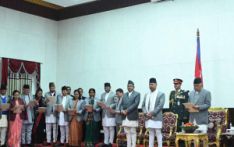16 New Cabinet Members Took an Oath in Sheetal Niwas 