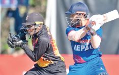 Nepal facing PNG at tri-series final