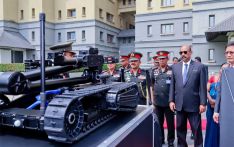 China donates special explosive disposal equipment to SL Army