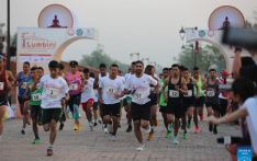 Nepal's Lumbini holds peace marathon to mark first peace festival