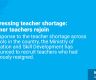 Addressing teacher shortage: Former teachers rejoin