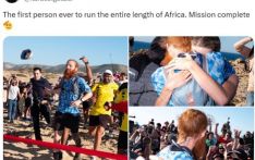 世界首位，27岁英国男子从南到北跑步穿越非洲大陆