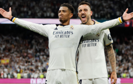 Late Bellingham goal gives Real Madrid 'Clasico' win to leave title in their grasp