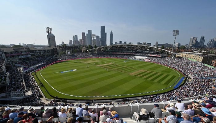General view of The Oval stadium. — ICC
