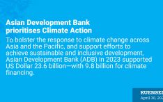 Asian Development Bank prioritises Climate Action